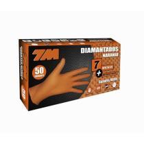 GUANTES 9920L - GUANTES NITRILO NARANJAS LION L